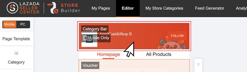 Setup Your First Store Design