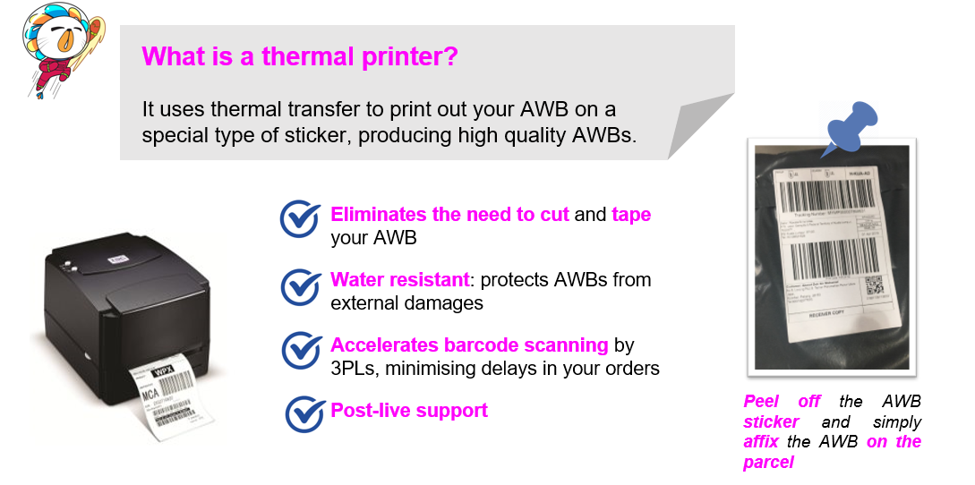 lazada label printer