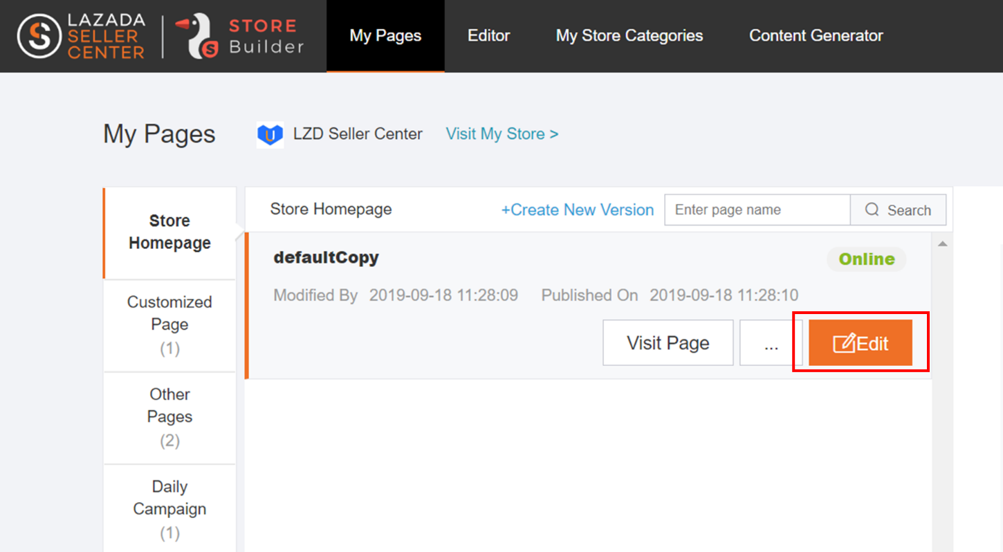Setup Your First Store Design Lazada Seller Center