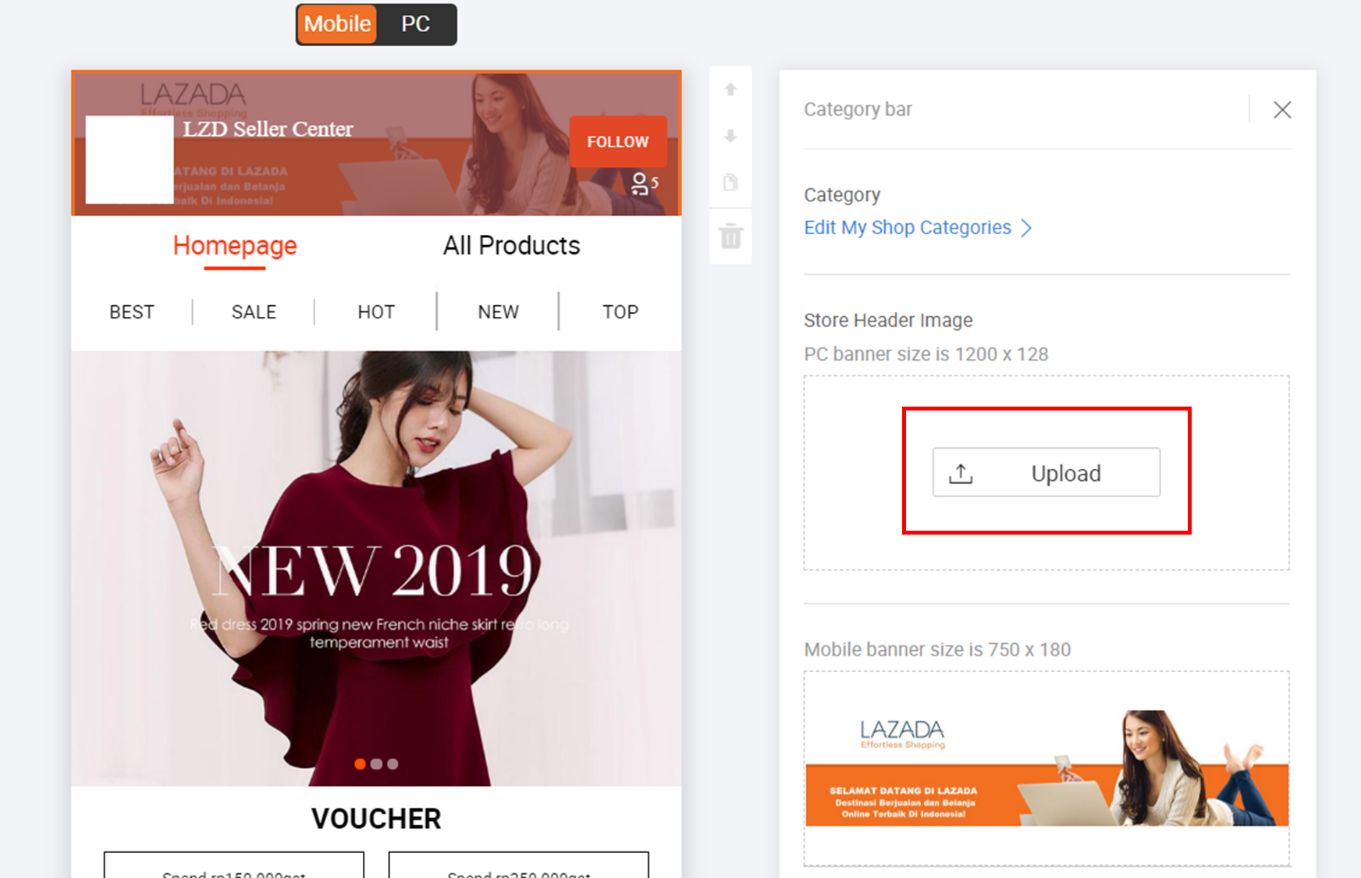 Setup Your First Store Design Lazada Seller Center