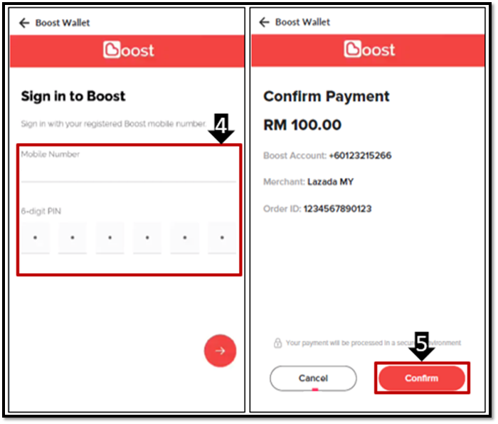 Boost Wallet In Lazada