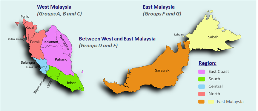 Pahang east or west malaysia