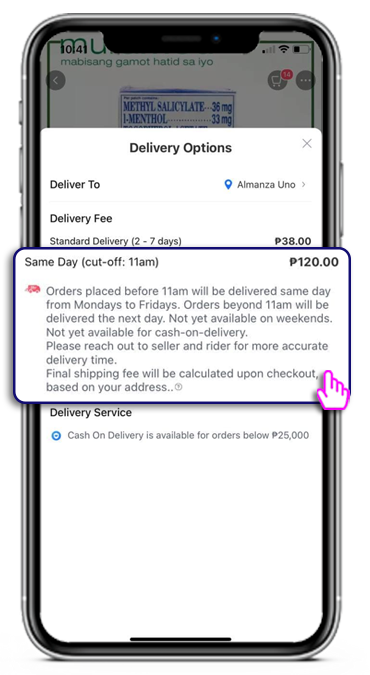  Same Day Delivery Items