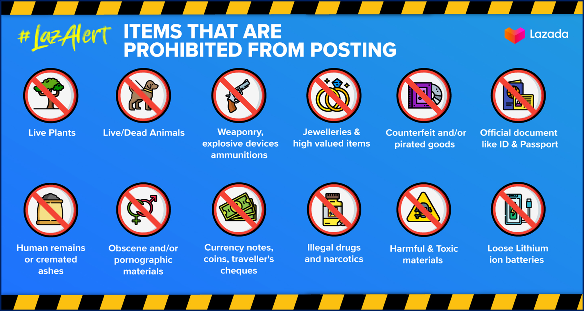 What Are Limitations Prohibited Dangerous Goods Items Lazada 