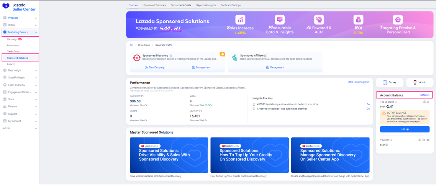Official Receipt Lazada Seller Center