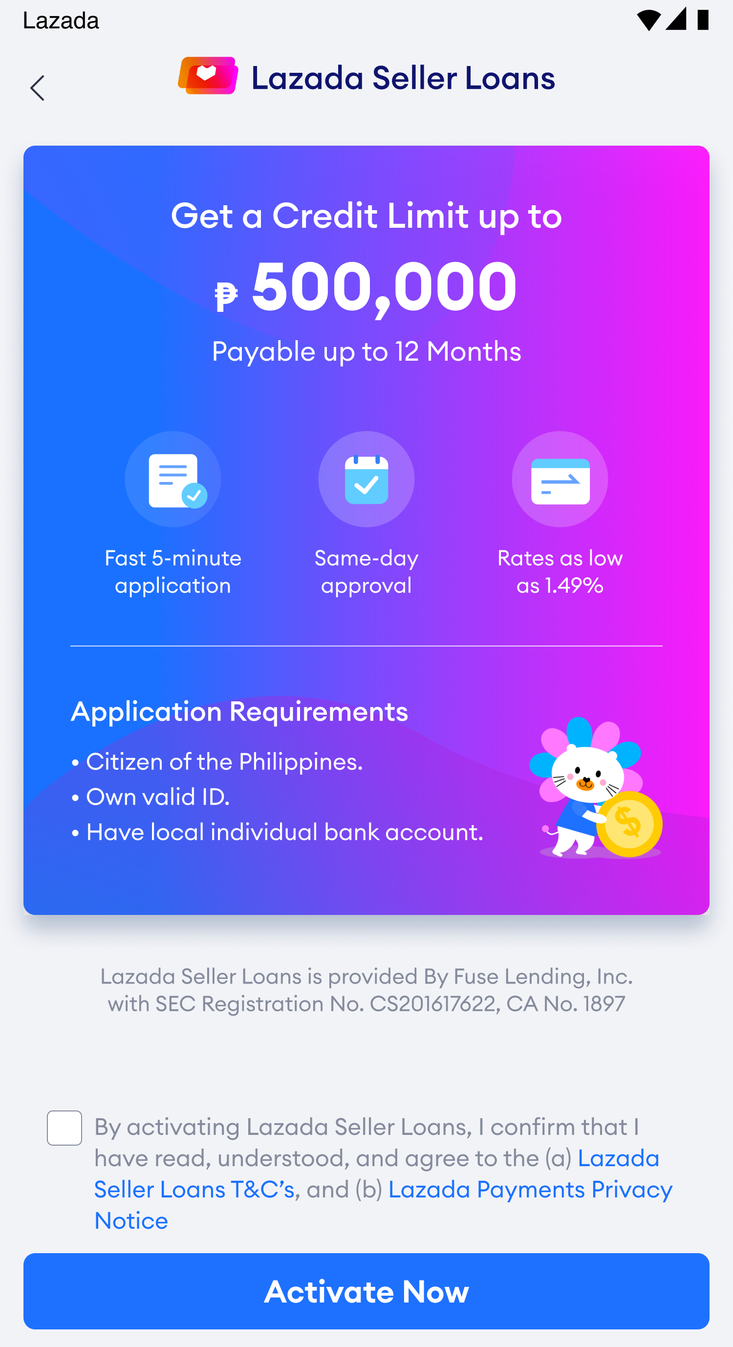 What are Lazada Seller Loans? Lazada Seller Center
